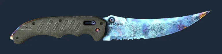 Flip Knife Blue Gem