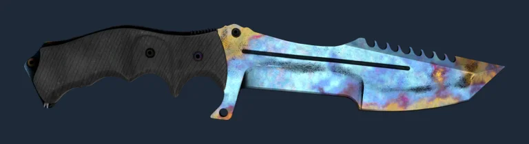 Huntsman Knife Blue Gem