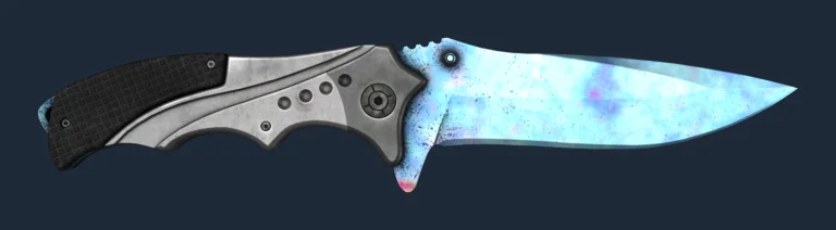 Nomad Knife Blue Gem