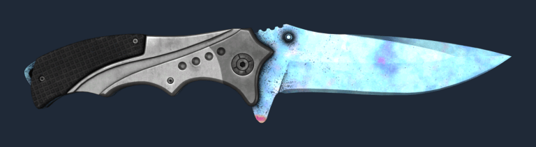 Nomad Knife Blue Gem