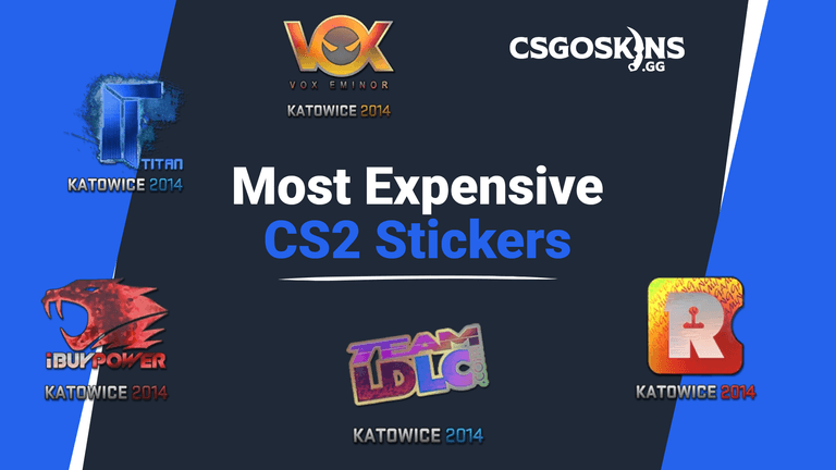 The Most Expensive CS2 Stickers