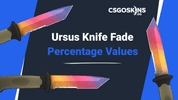 Ursus Knife Fade: Percentage Values & Seed Patterns