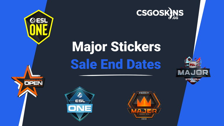 When Do Major Sticker Sales End?