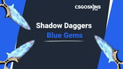 Shadow Daggers Case Hardened: Blue Gem Seed Patterns