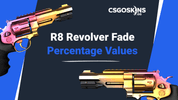 R8 Revolver Fade: Percentage Values & Seed Patterns