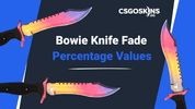 Bowie Knife Fade: Percentage Values & Seed Patterns