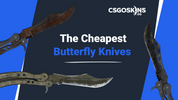 The Absolutely Cheapest Butterfly Knife Skins In CS2
