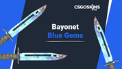 Bayonet Case Hardened: Blue Gem Seed Patterns