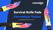 Survival Knife Fade: Percentage Values & Seed Patterns
