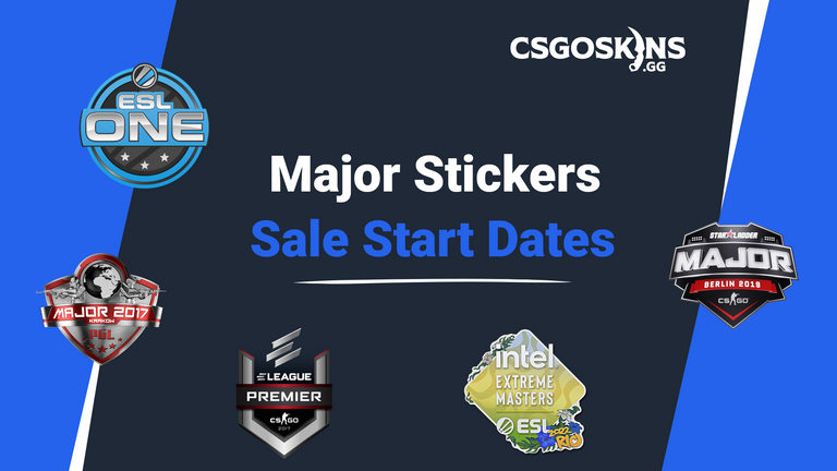 When Do Major Stickers Go On Sale?
