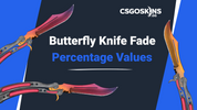 Butterfly Knife Fade: Percentage Values & Seed Patterns