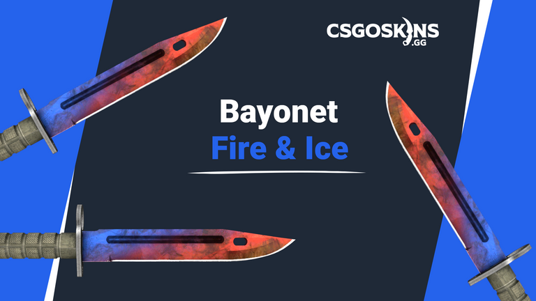 Bayonet Marble Fade: Fire and Ice Seed Patterns
