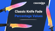 Classic Knife Fade: Percentage Values & Seed Patterns