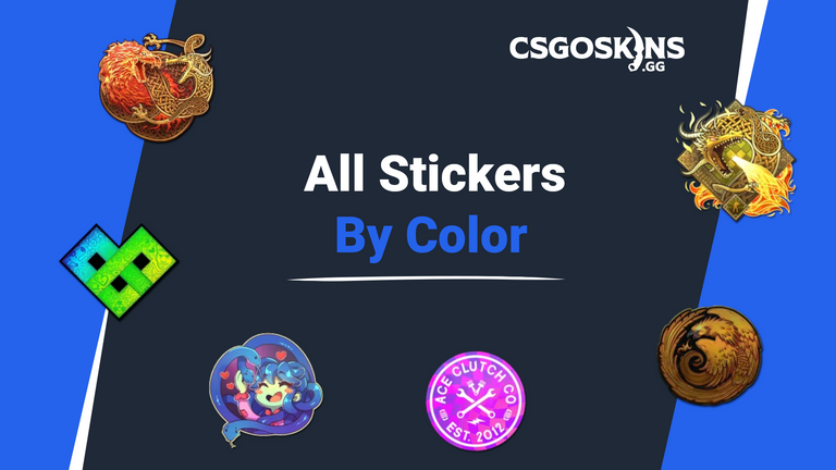 All CS2 Stickers Categorized By Color