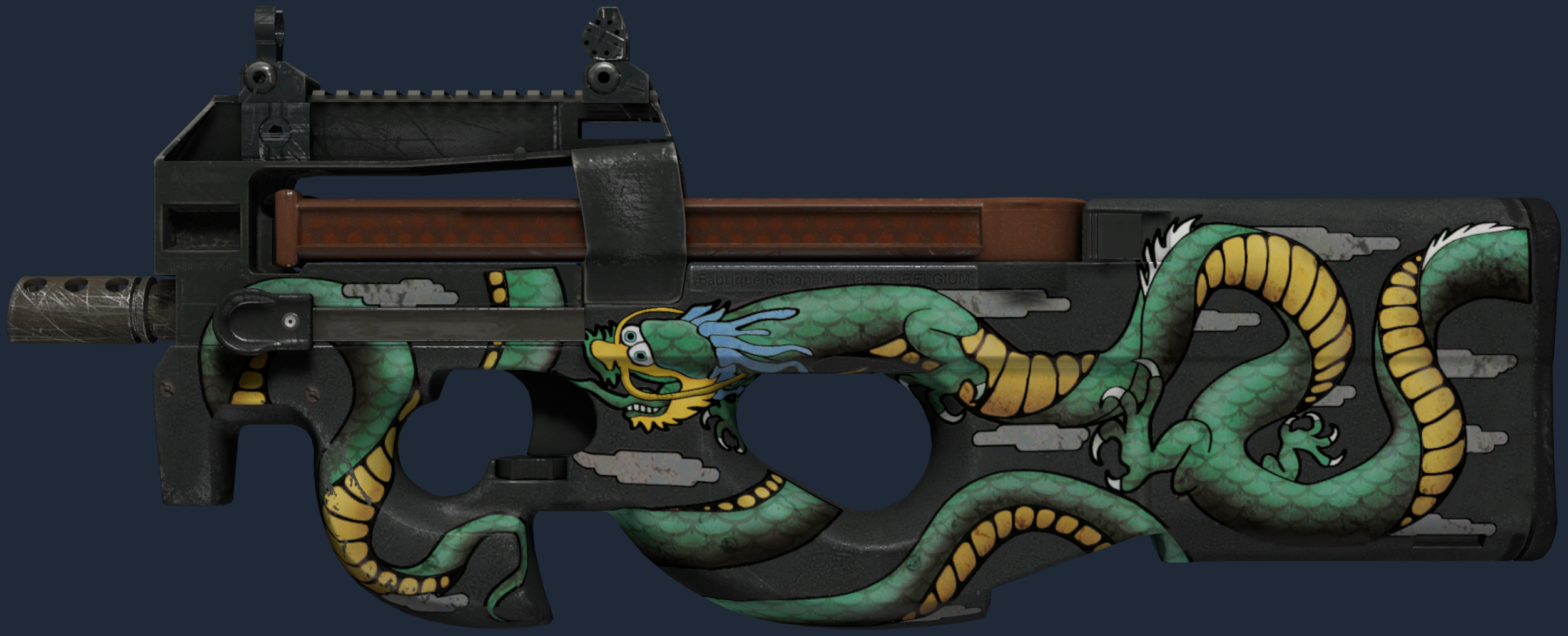 P90 | Emerald Dragon Screenshot