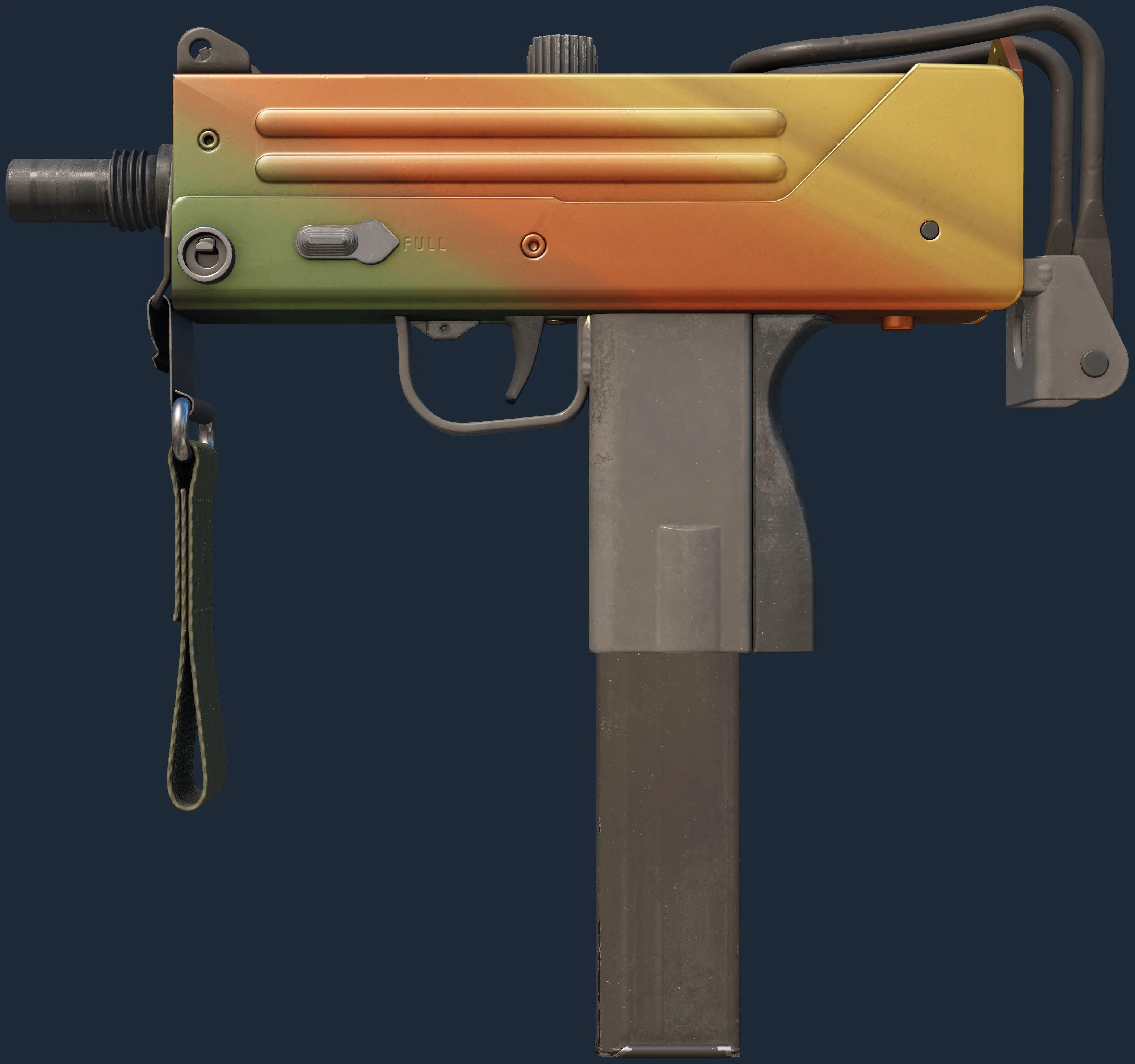 MAC-10 | Amber Fade Image