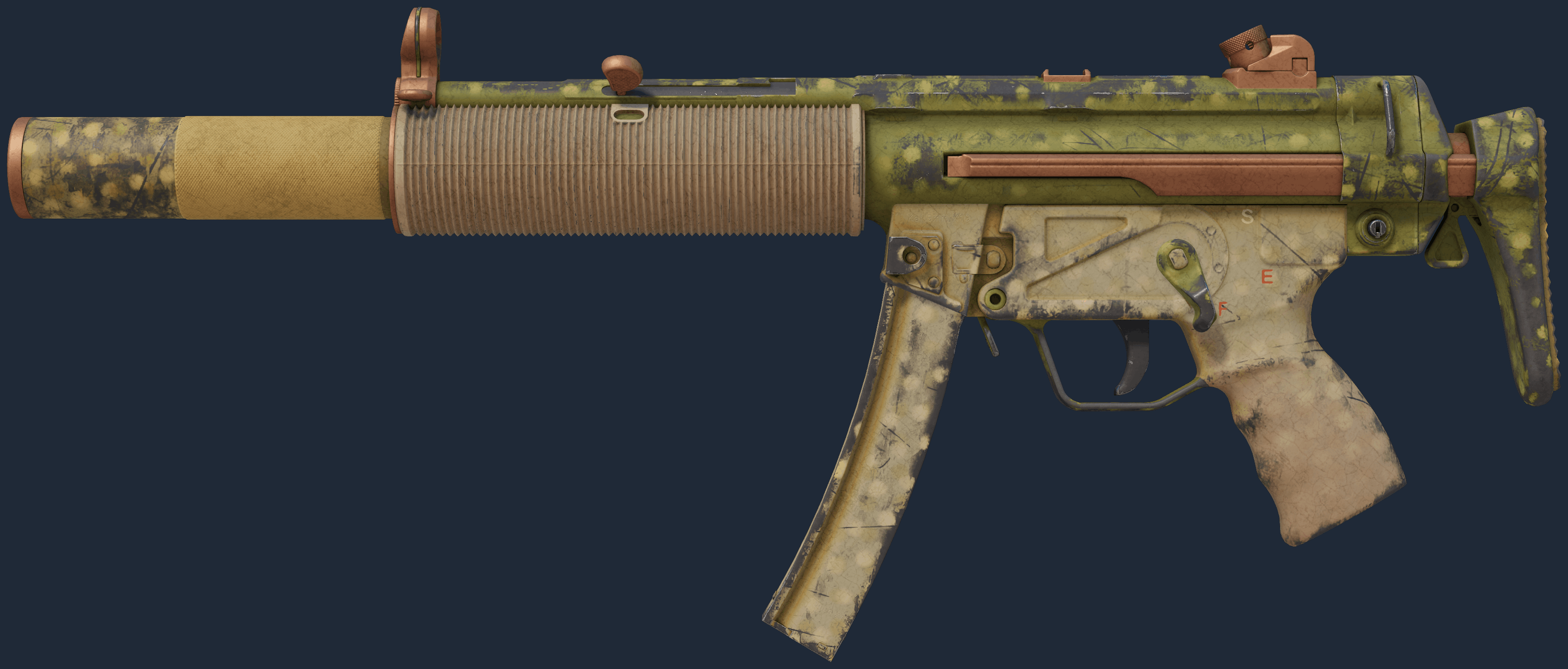 MP5-SD | Savannah Halftone Image