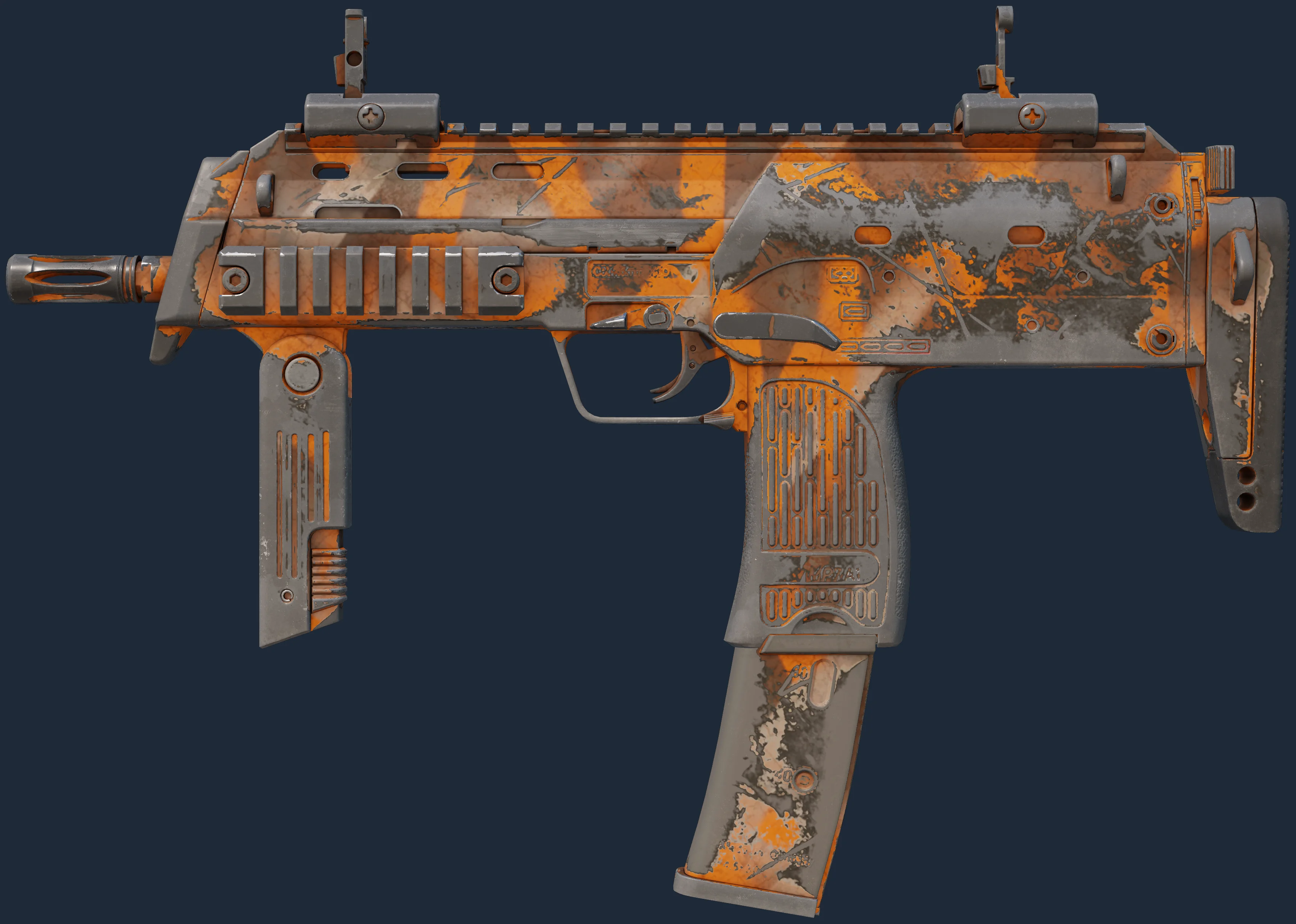 MP7 | Orange Peel Image
