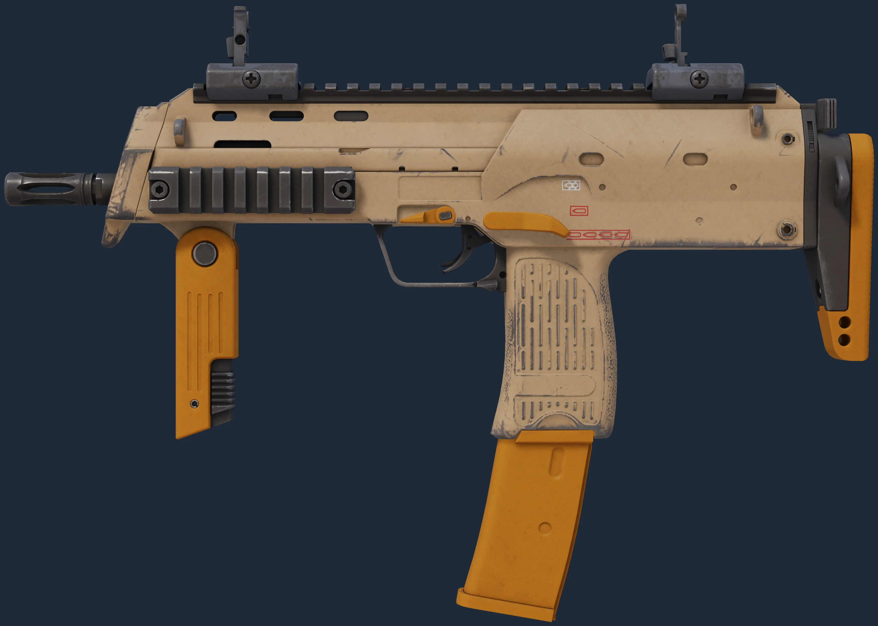 MP7 | Short Ochre Image