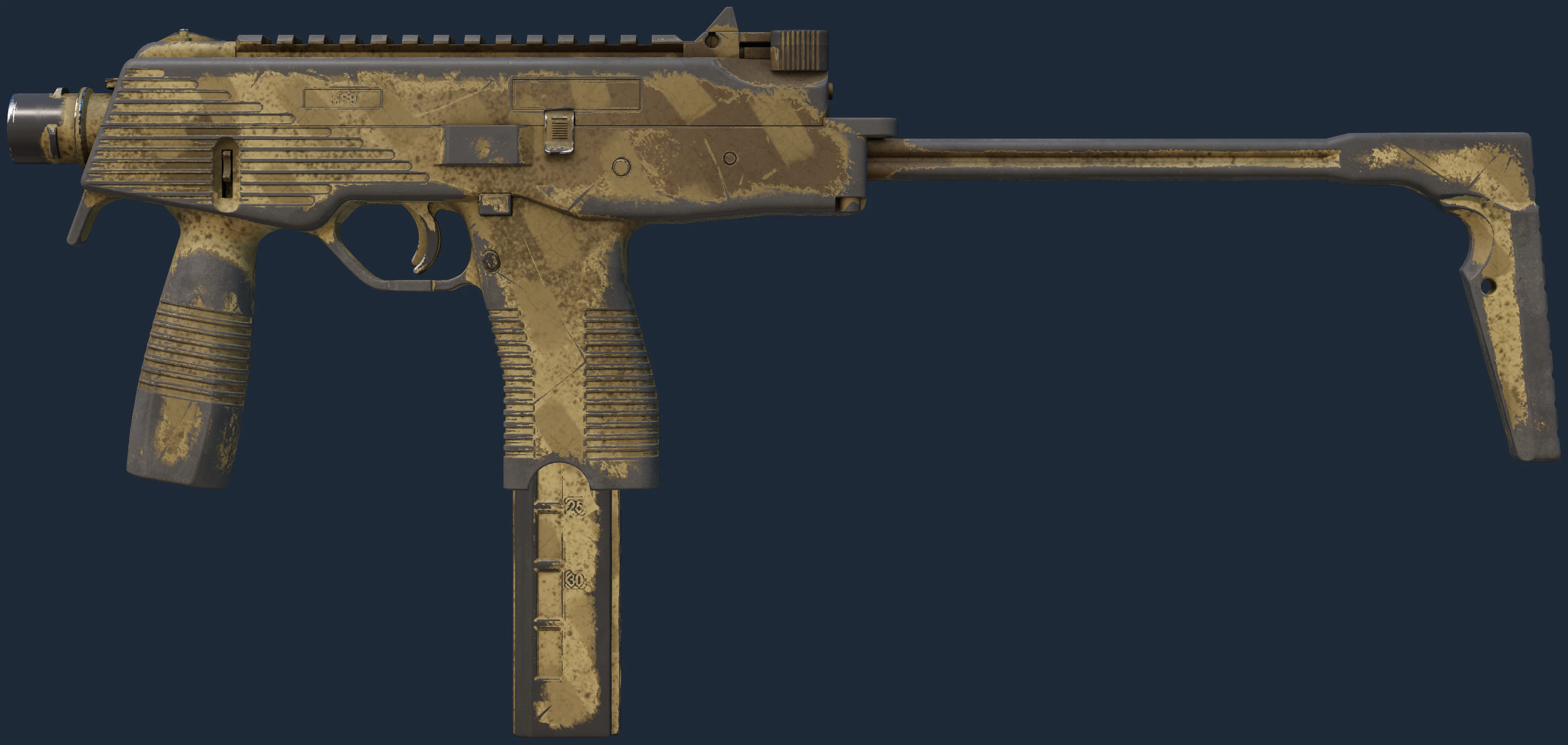 MP9 | Sand Dashed Image
