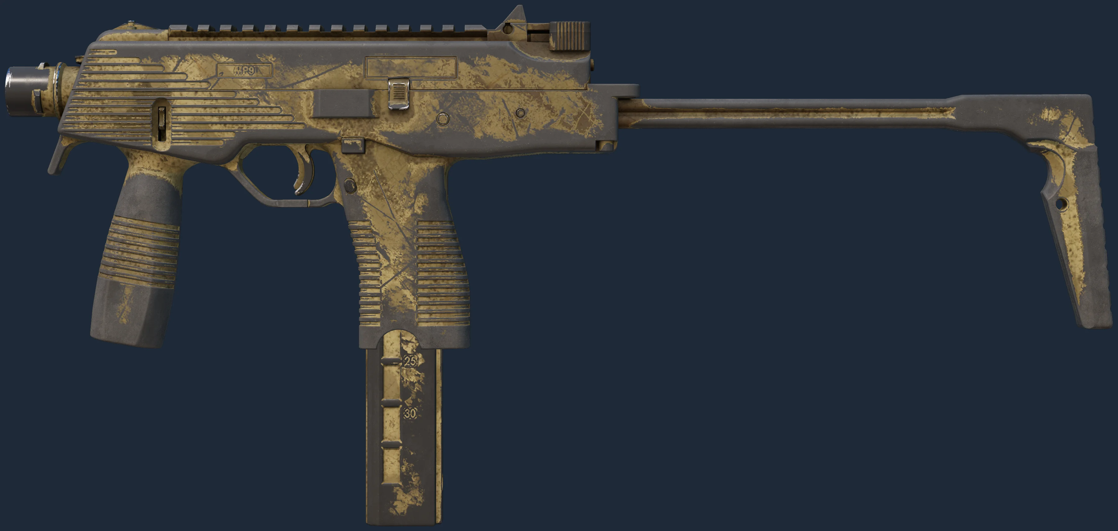 MP9 | Sand Dashed Image