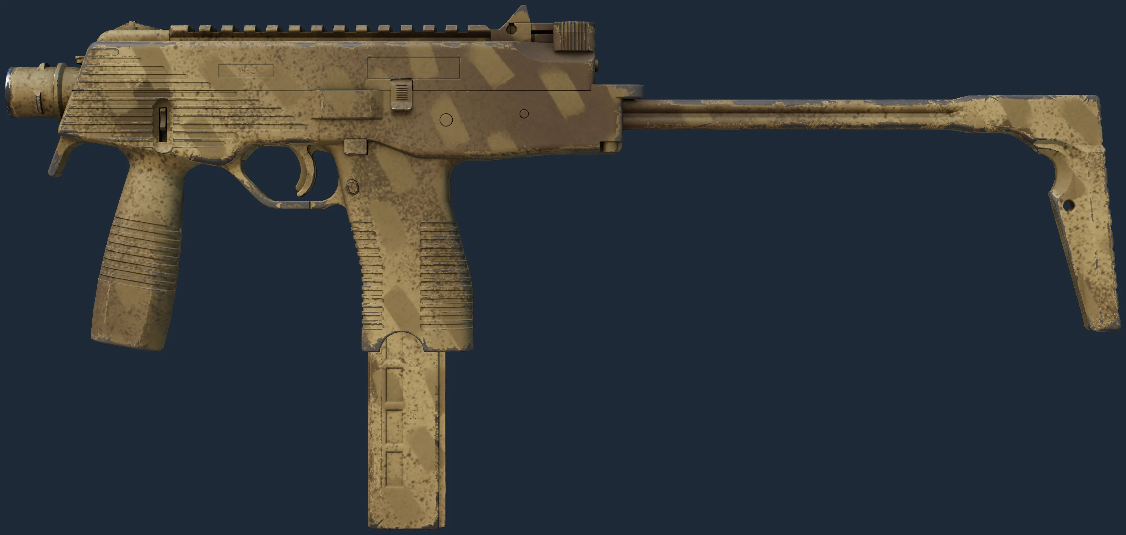 MP9 | Sand Dashed Image