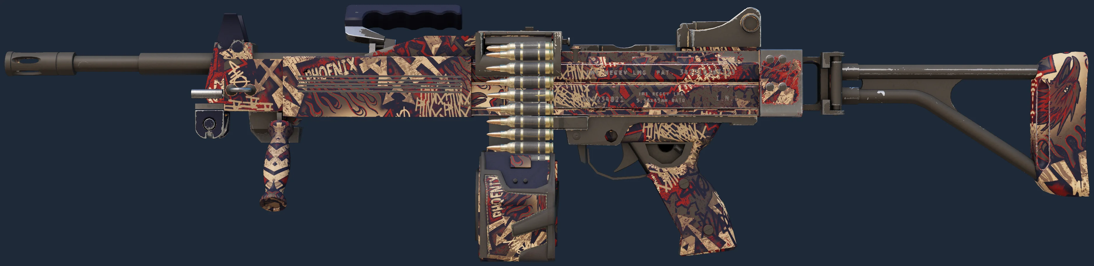 Negev | Phoenix Stencil Image