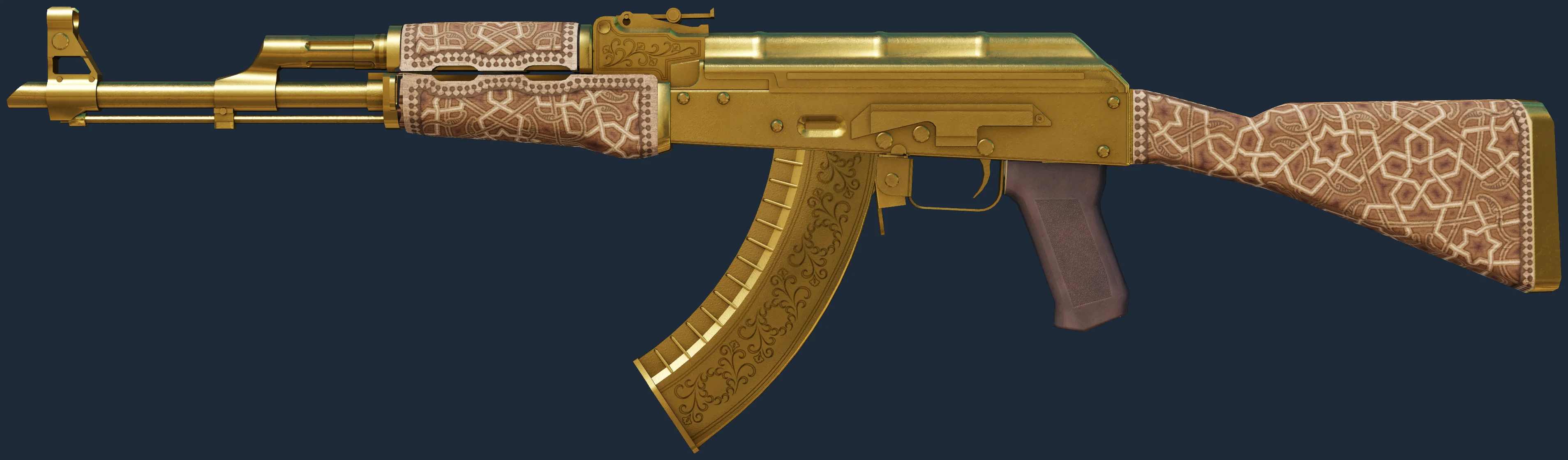 AK-47 | Gold Arabesque Image