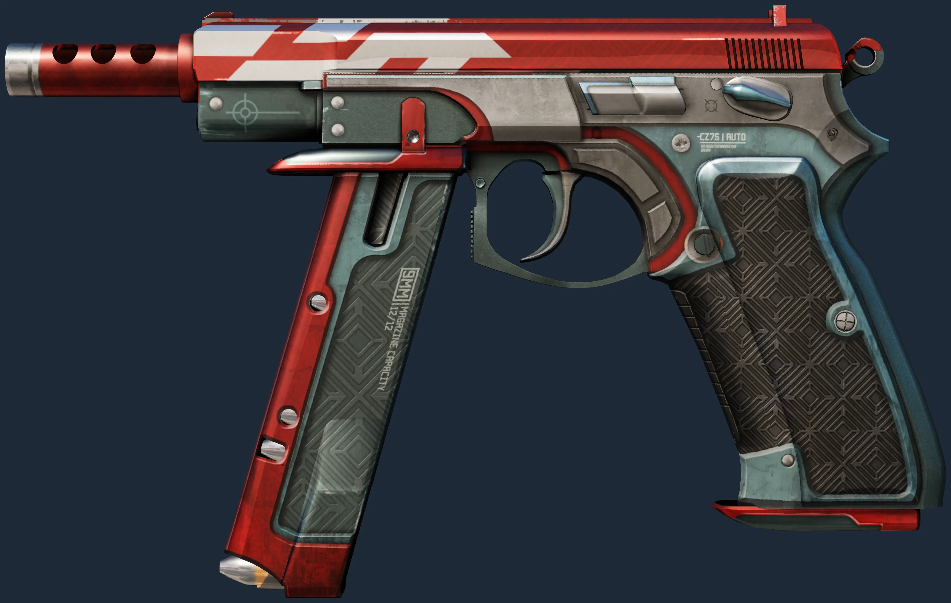 CZ75-Auto | Red Astor Image