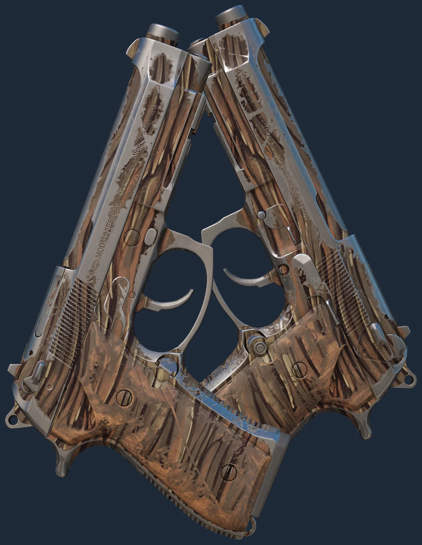 Dual Berettas | Drift Wood Image