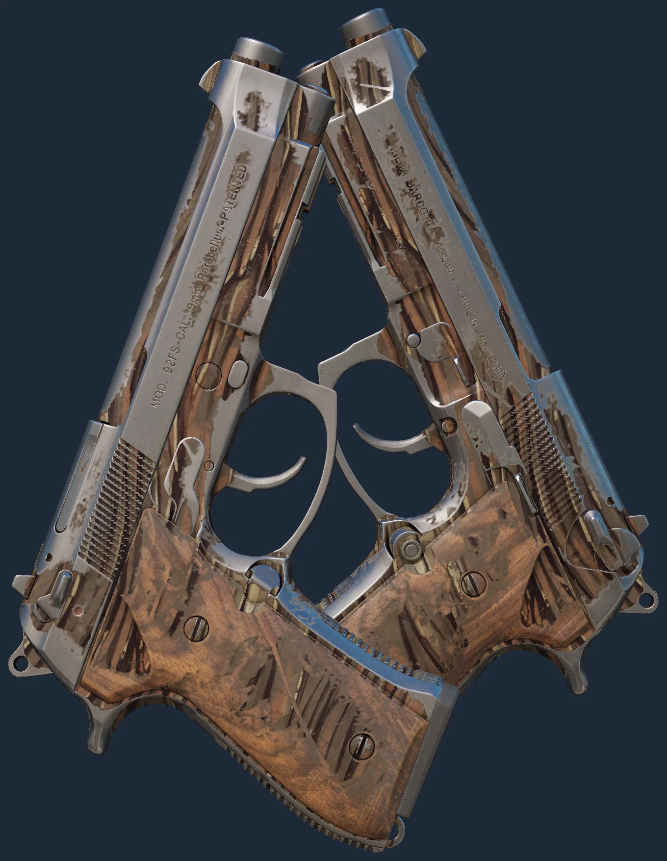 Dual Berettas | Drift Wood Image