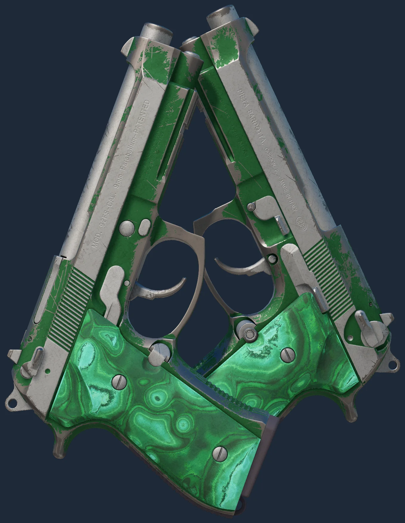 Dual Berettas | Polished Malachite Image