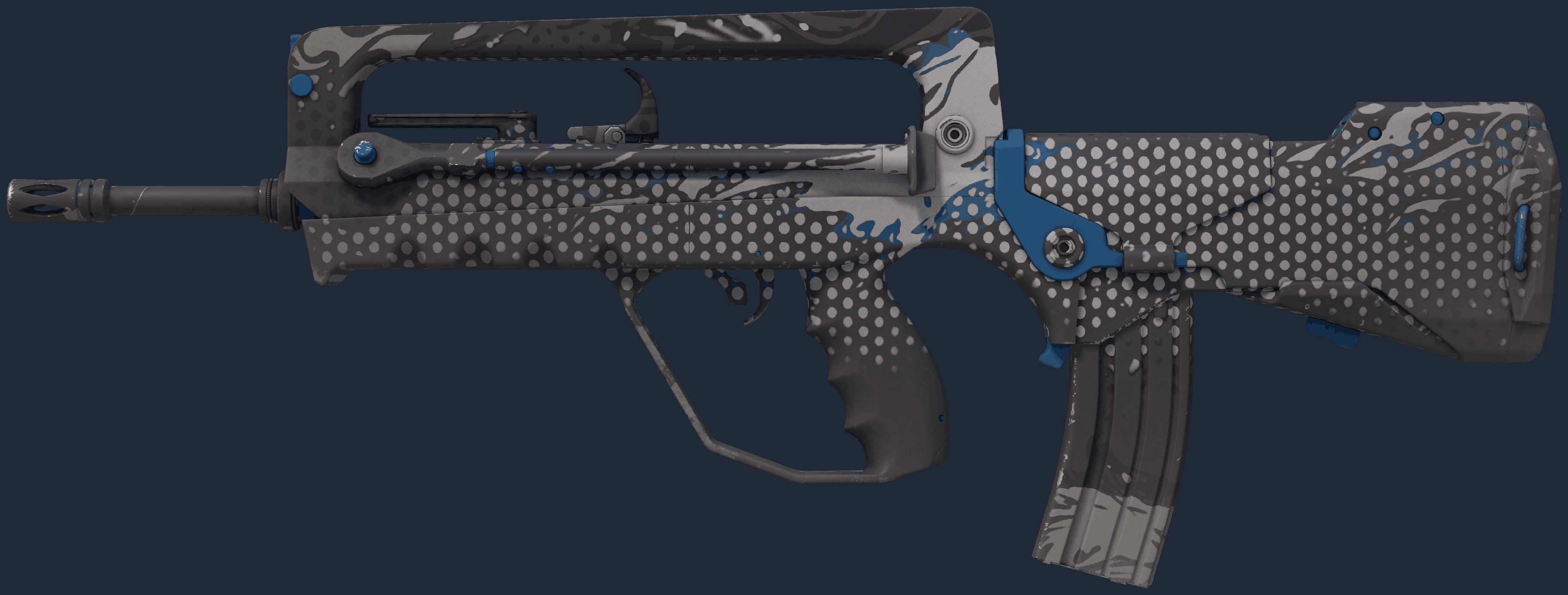 FAMAS | Halftone Wash Image