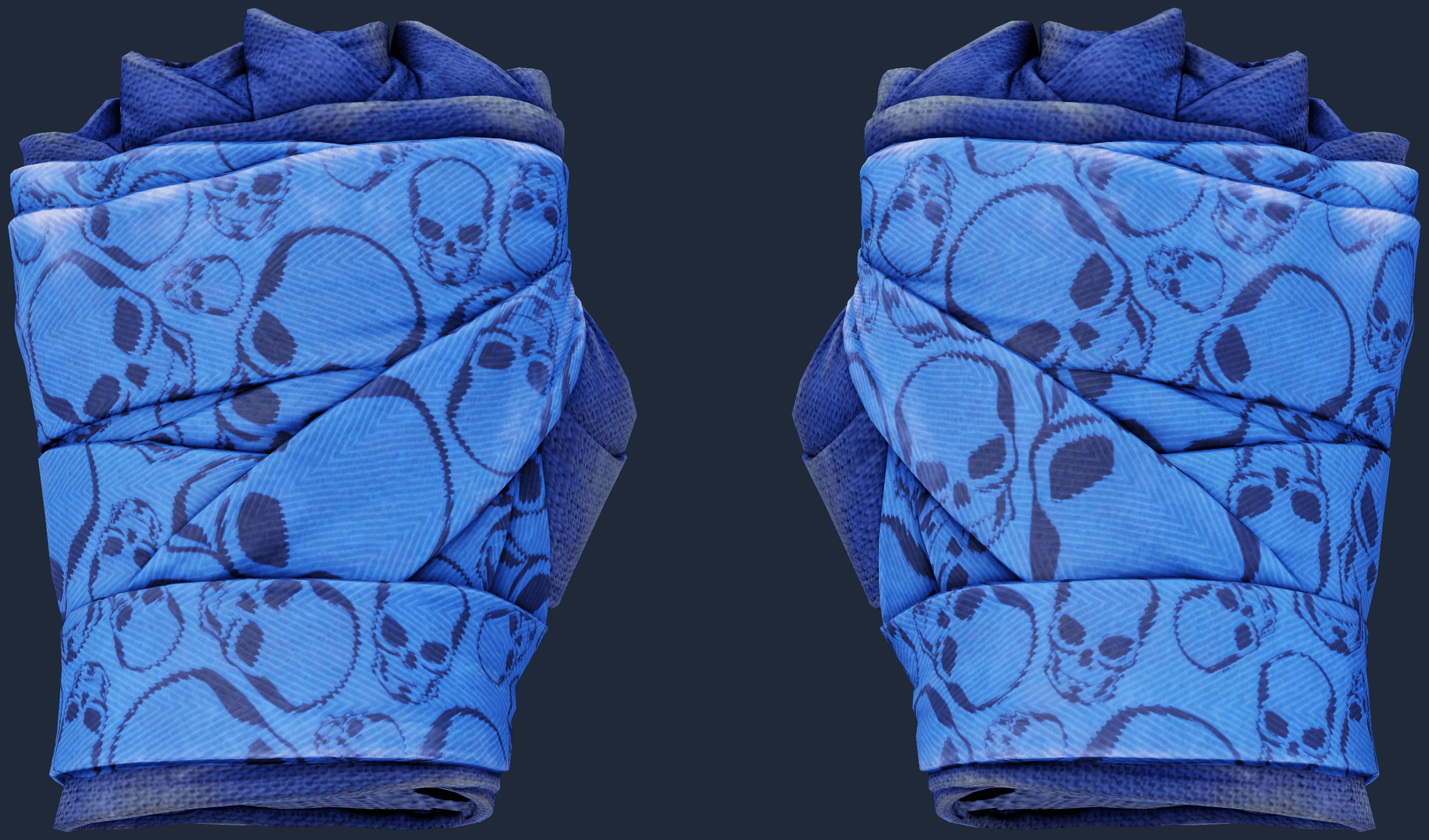 ★ Hand Wraps | Cobalt Skulls Image