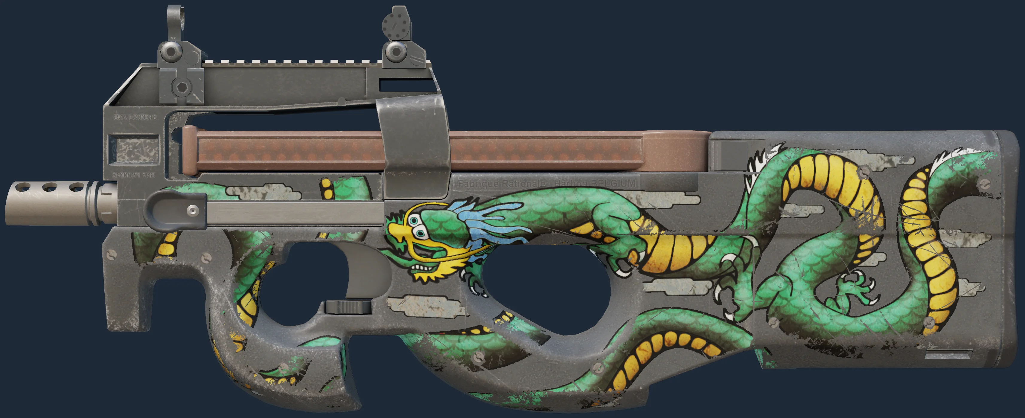 P90 | Emerald Dragon Image