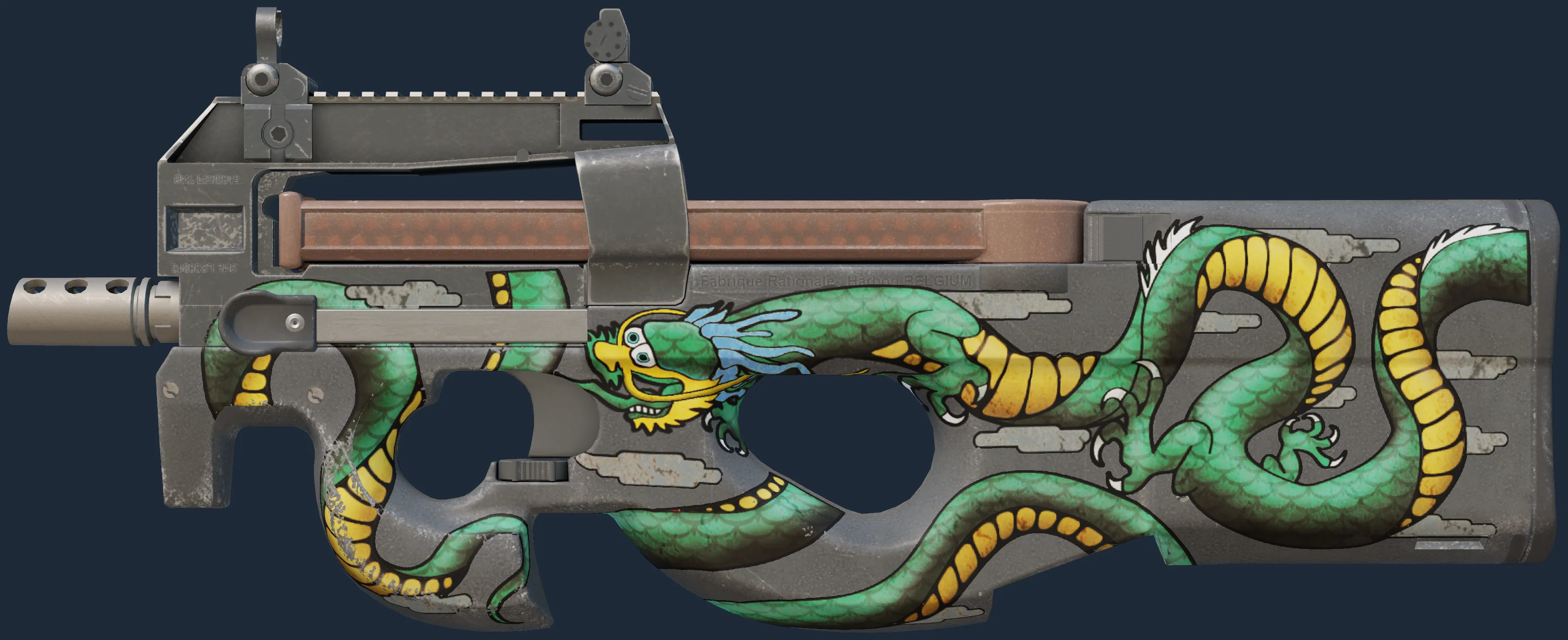 P90 | Emerald Dragon Image