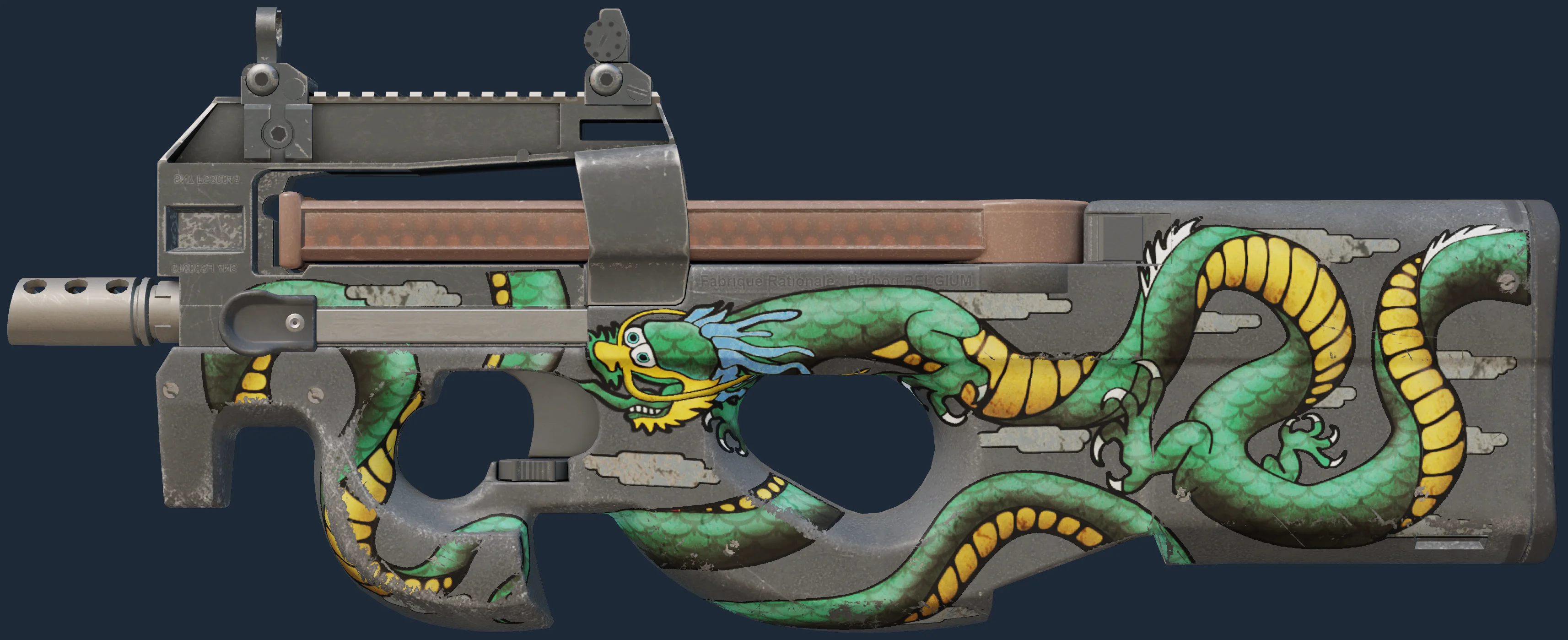 P90 | Emerald Dragon Image