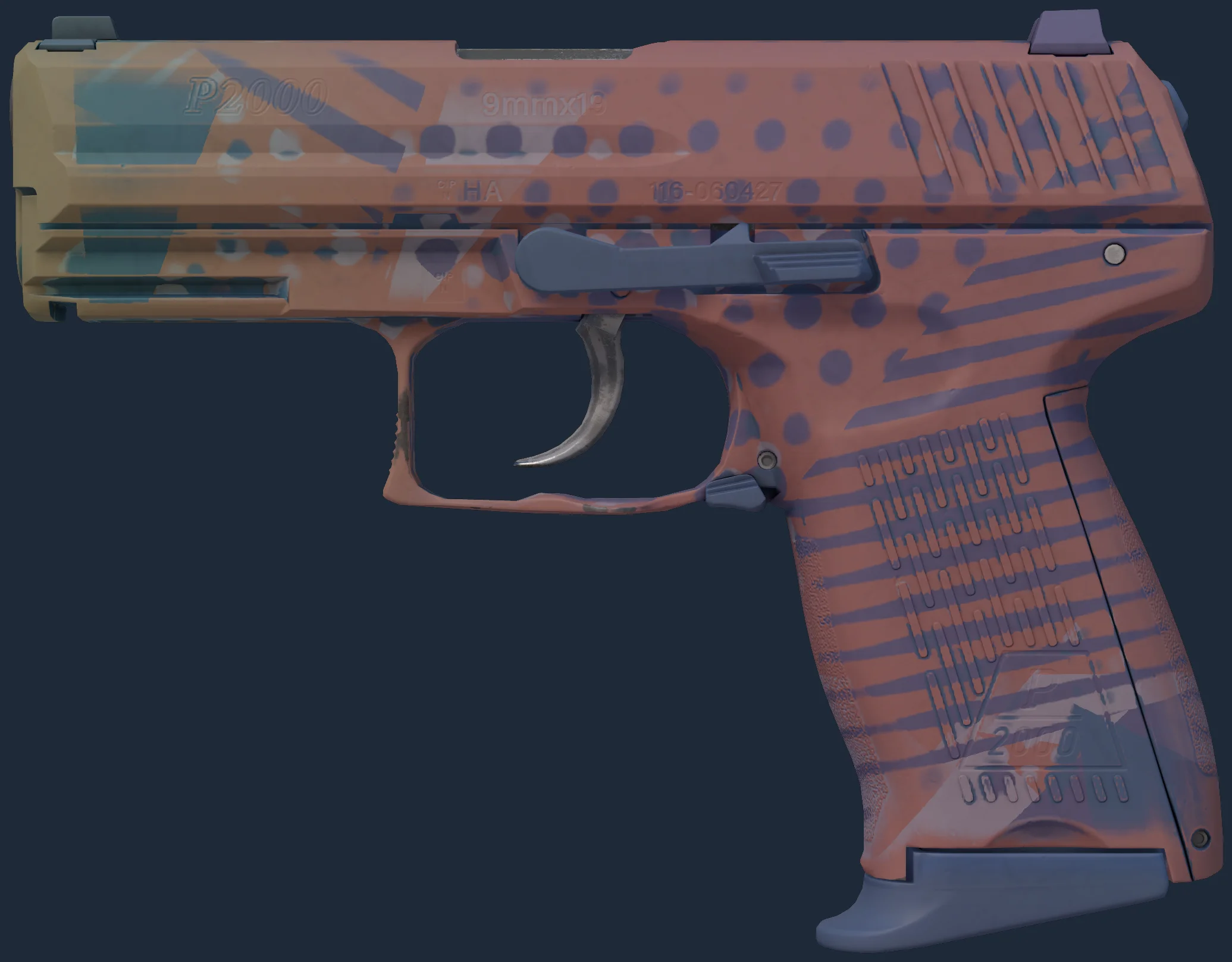 P2000 | Coral Halftone Image