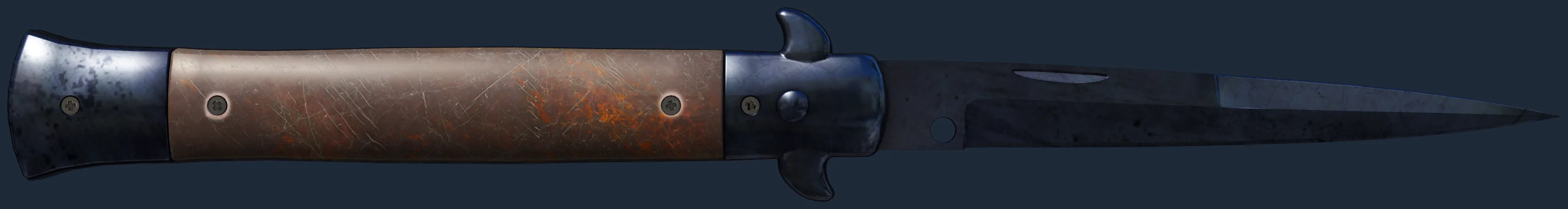 ★ Stiletto Knife | Blue Steel Image