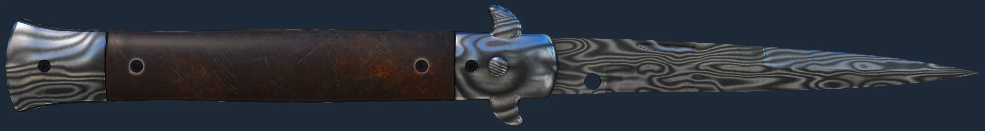 ★ Stiletto Knife | Damascus Steel Image