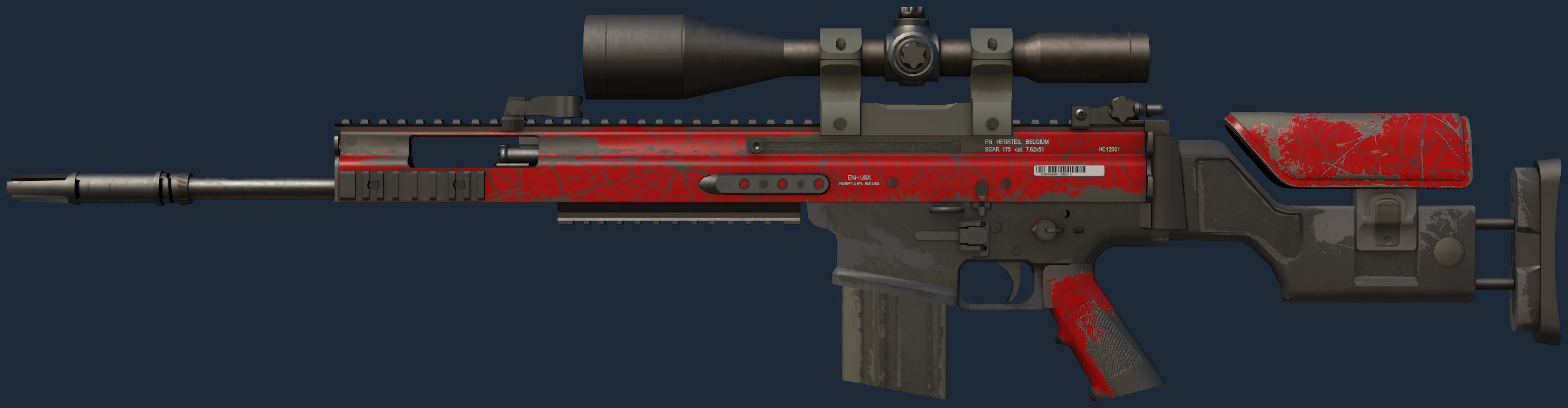 SCAR-20 | Crimson Web Image