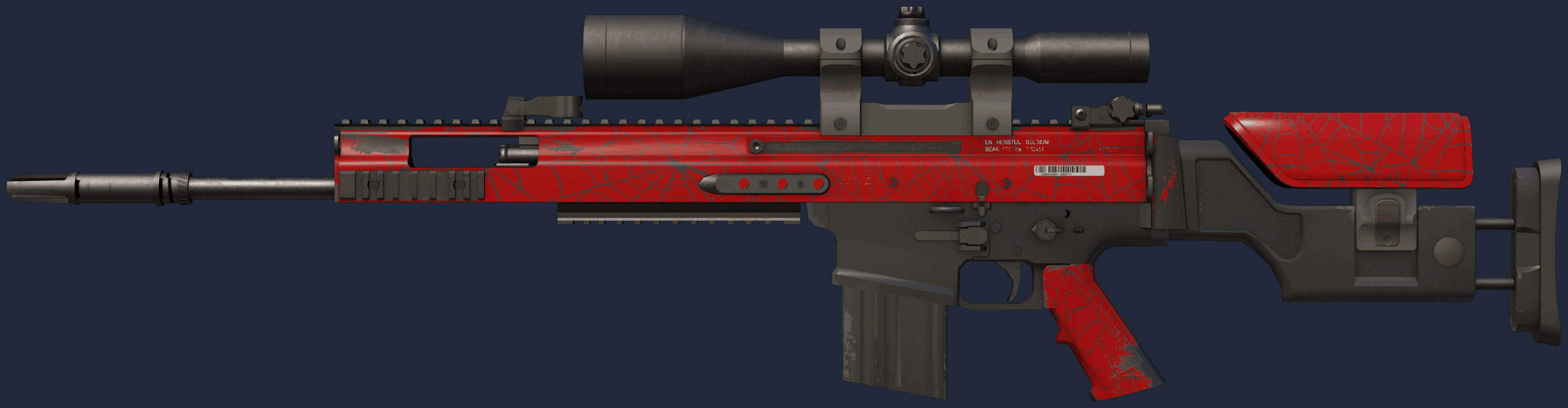 SCAR-20 | Crimson Web Screenshot