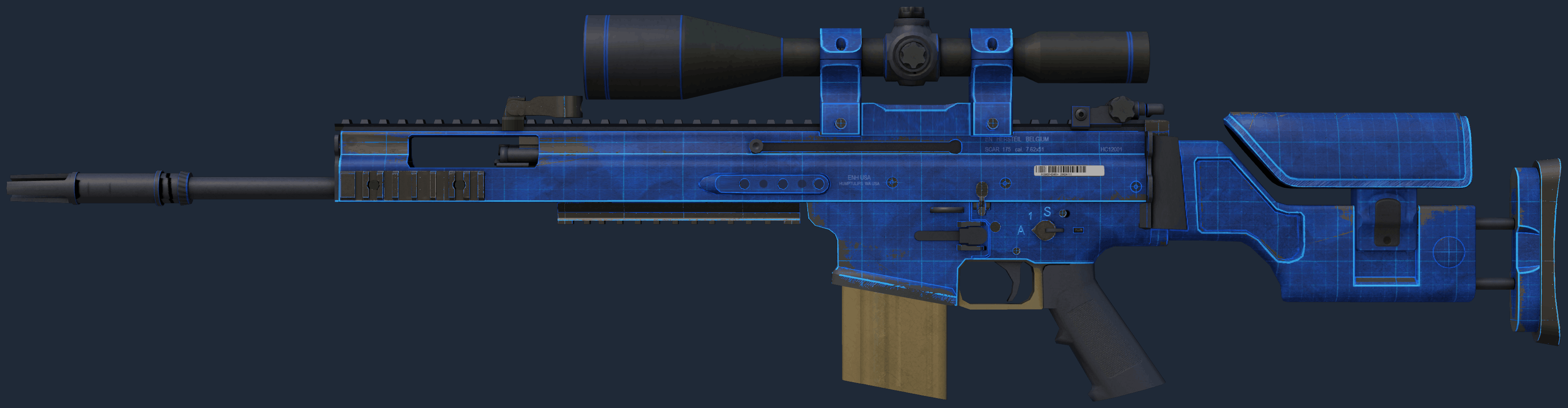 SCAR-20 | Blueprint Screenshot