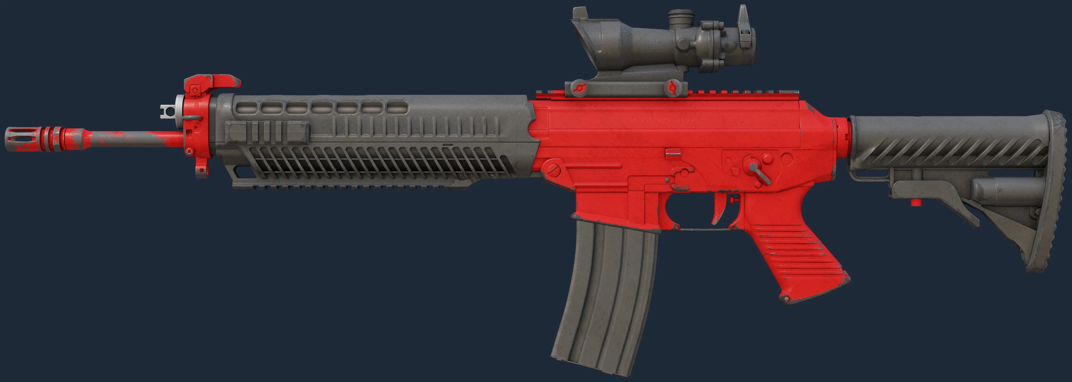 SG 553 | Candy Apple Image