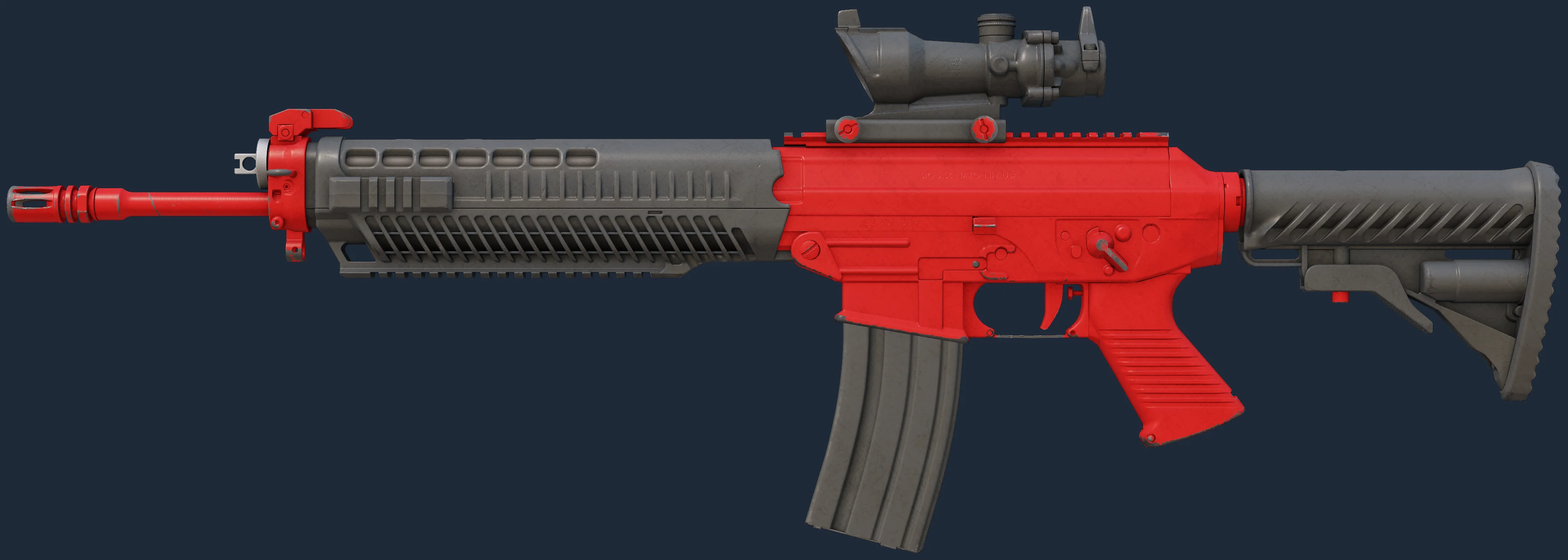 SG 553 | Candy Apple Image