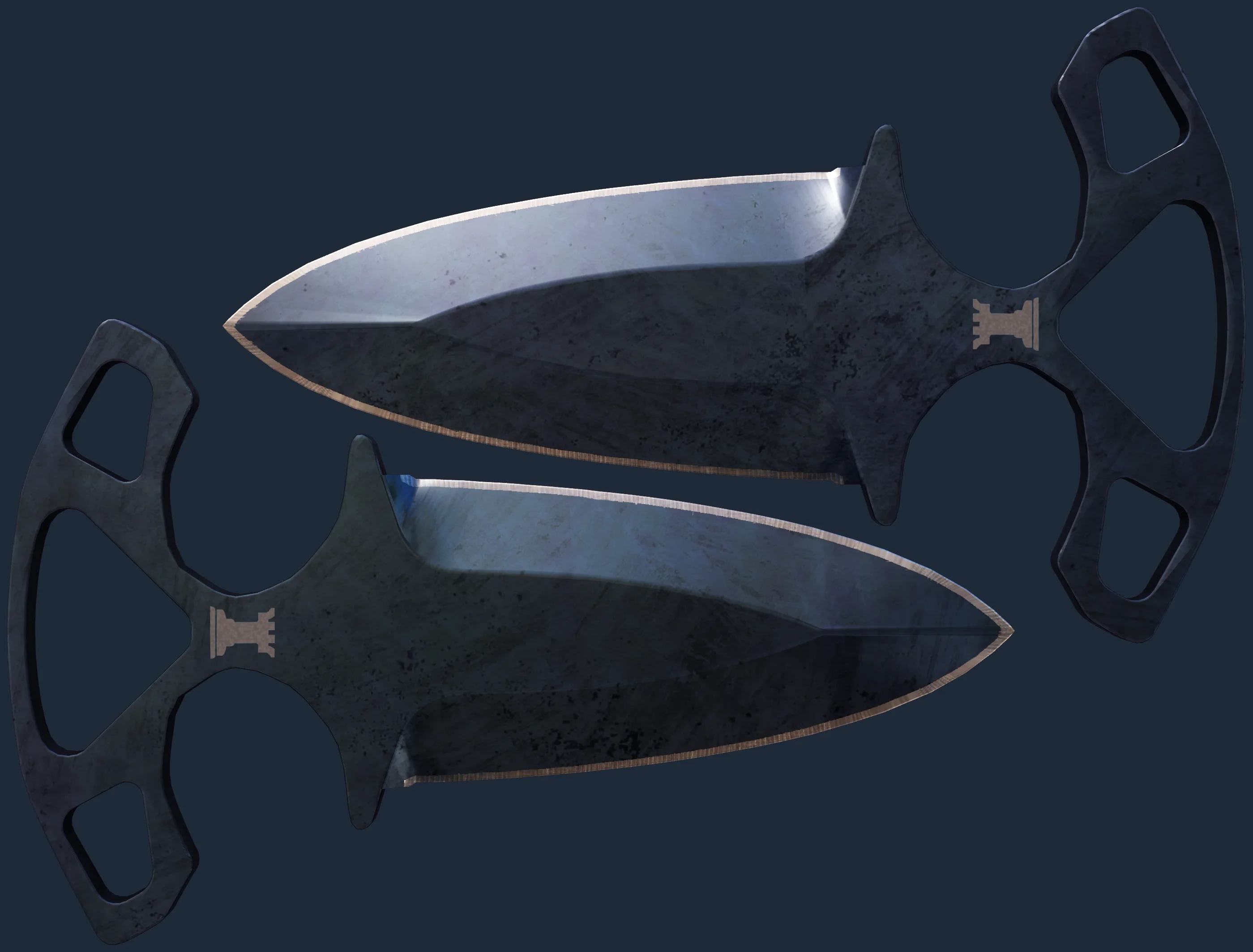 ★ Shadow Daggers | Blue Steel Image