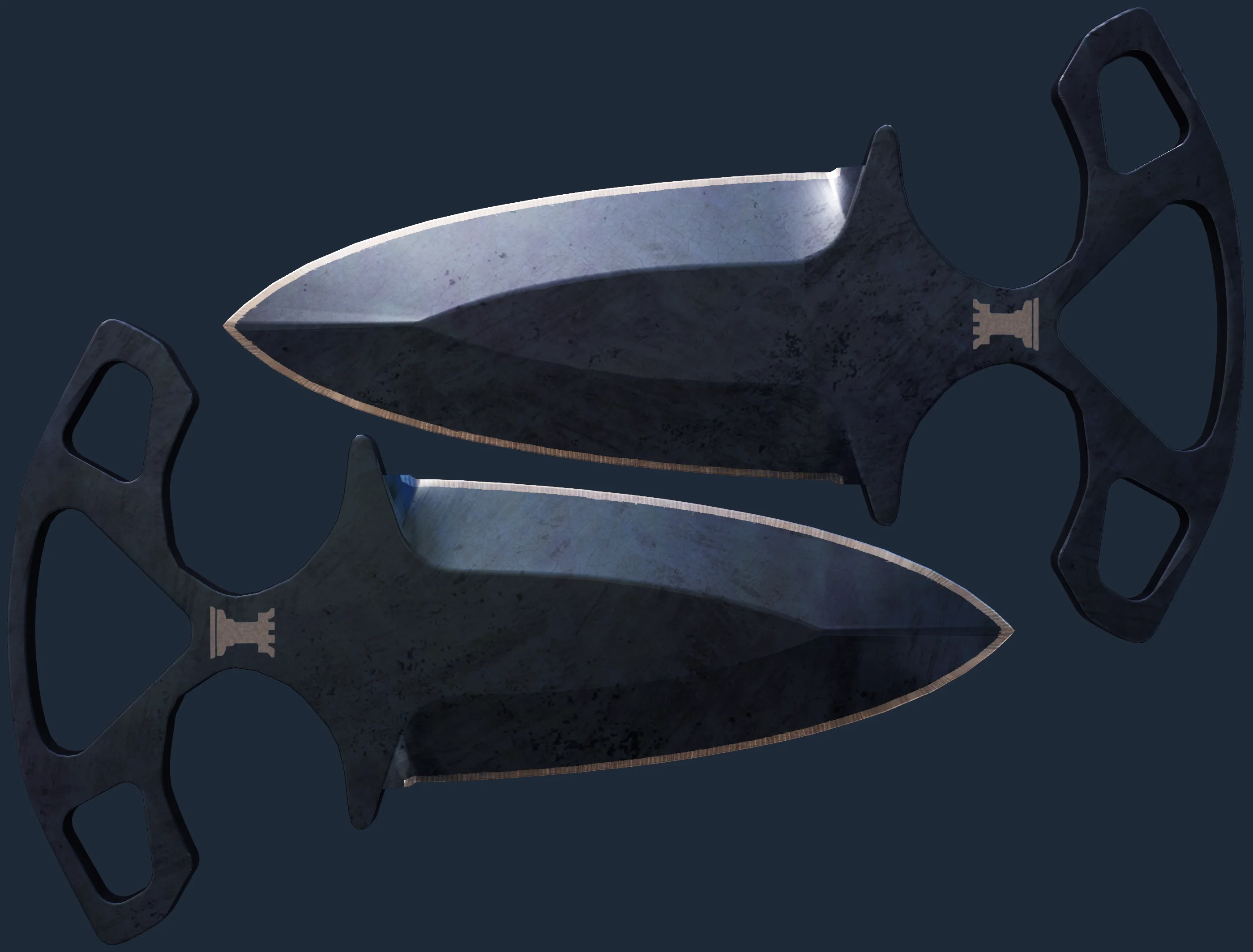 ★ Shadow Daggers | Blue Steel Image