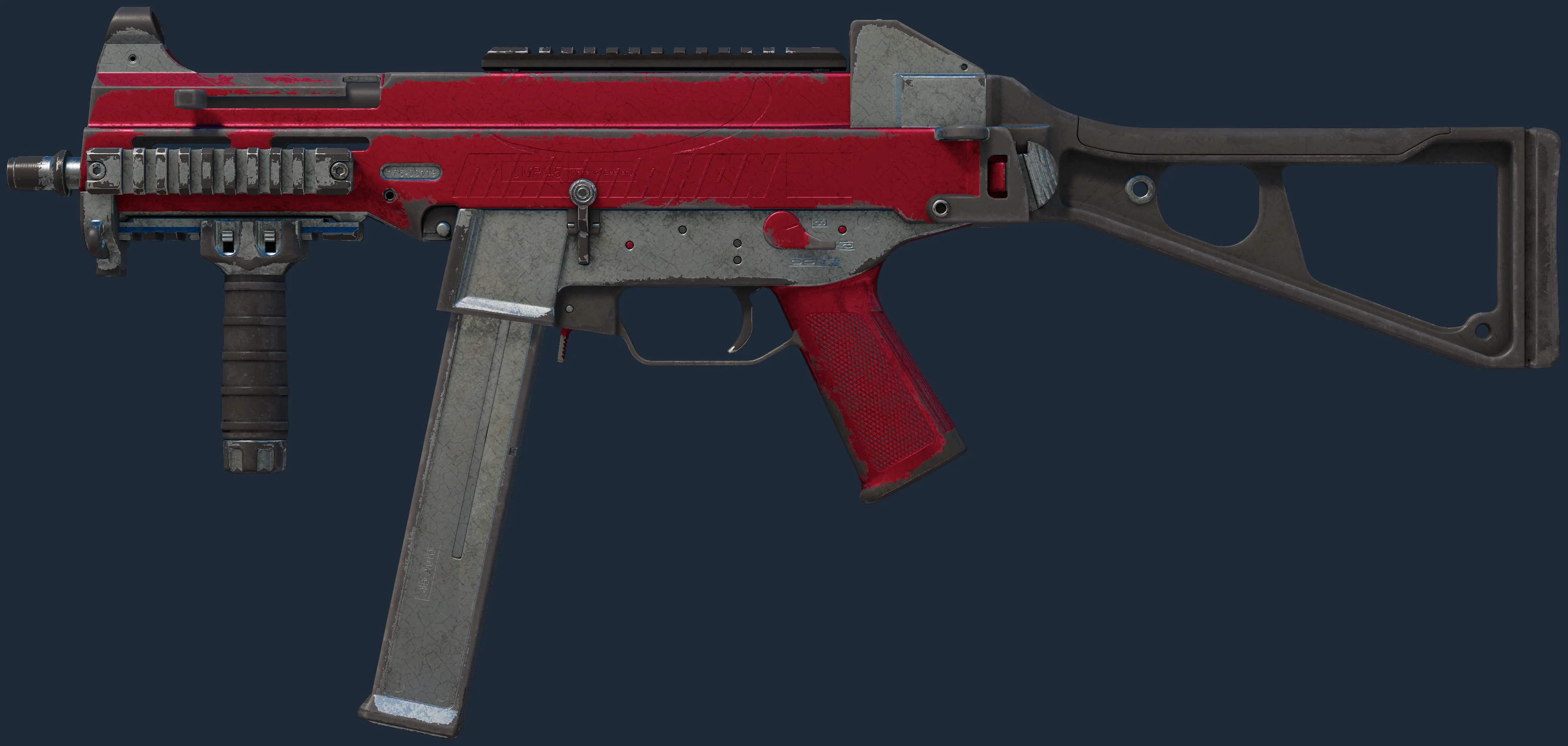 UMP-45 | Crimson Foil Image