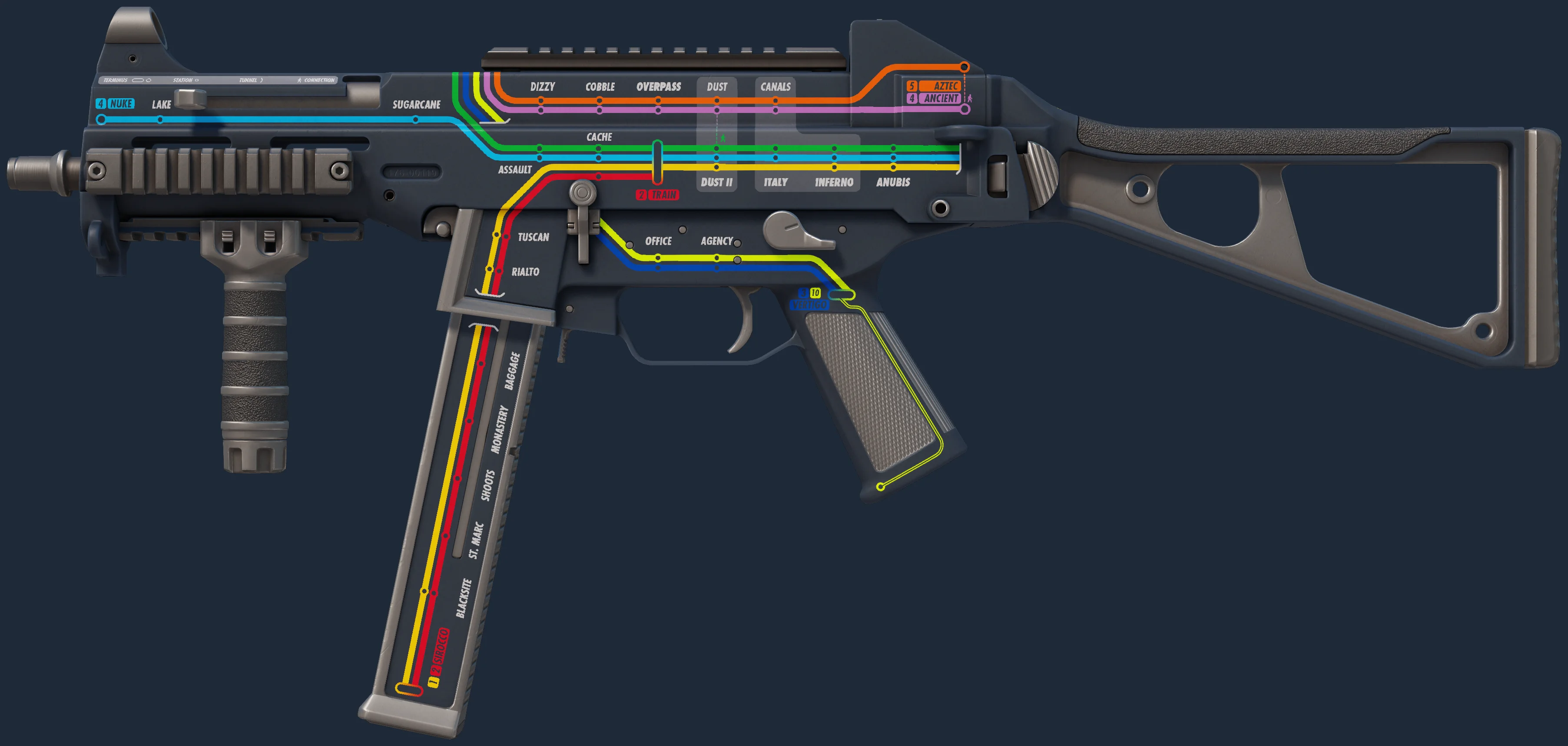 UMP-45 | Late Night Transit Image