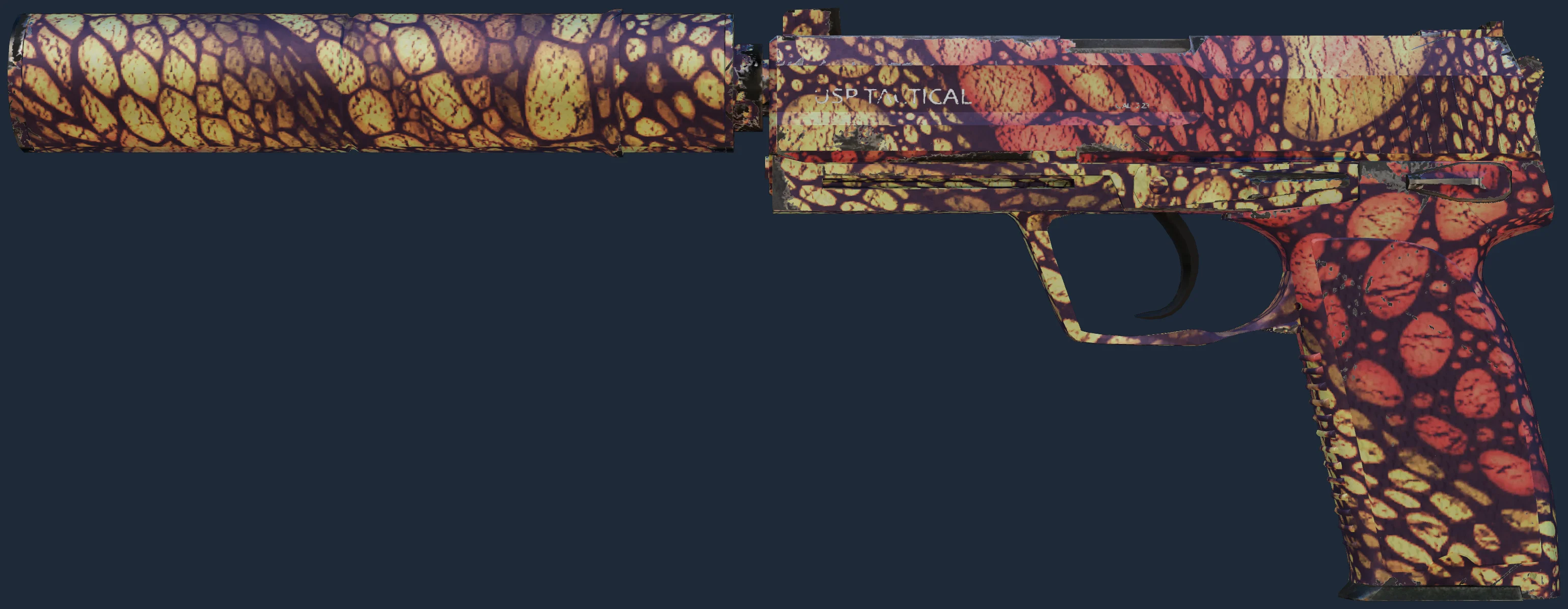 USP-S | Orange Anolis Image